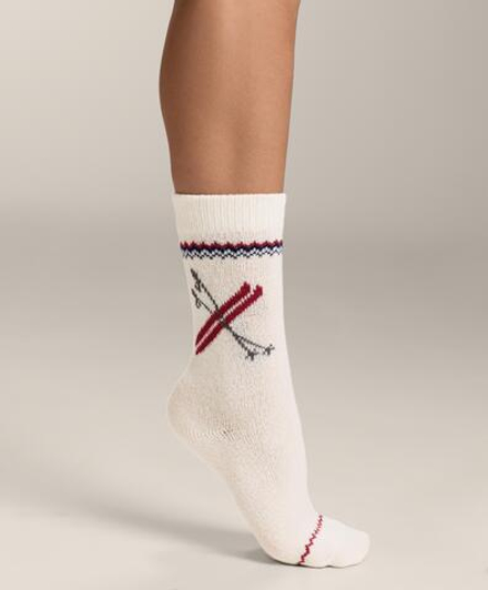 Oysho 2 пары классических носков с жаккардовым узором, темно-синий