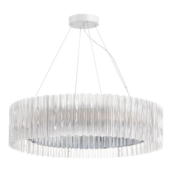 SL6012.113.01 Светильник подвесной ST-Luce Хром/Прозрачный LED 1*87W 3000K NAZARE