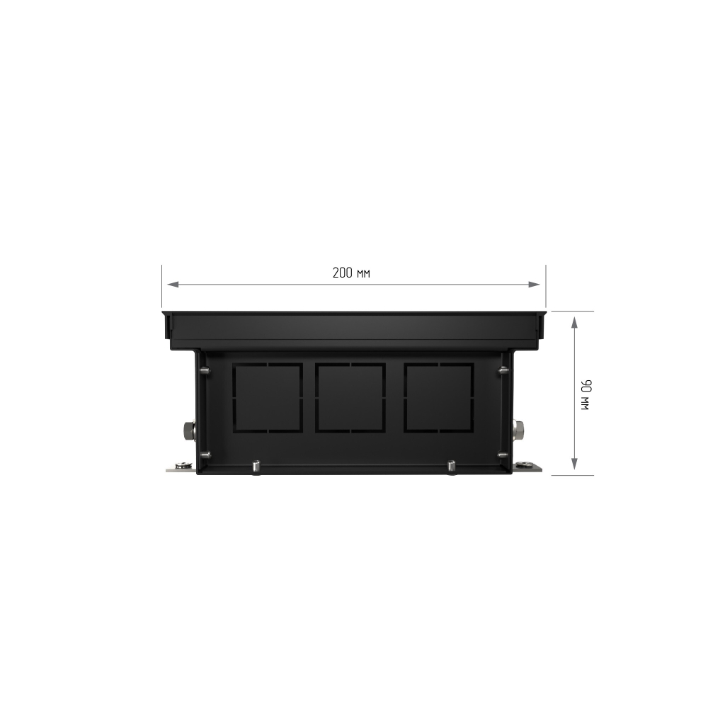 Конвектор внутрипольный Royal Thermo ATRIUM-90/200/2800-DG-U-NA