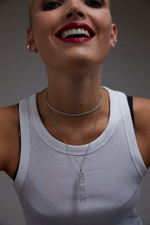 Колье-чокер теннисный