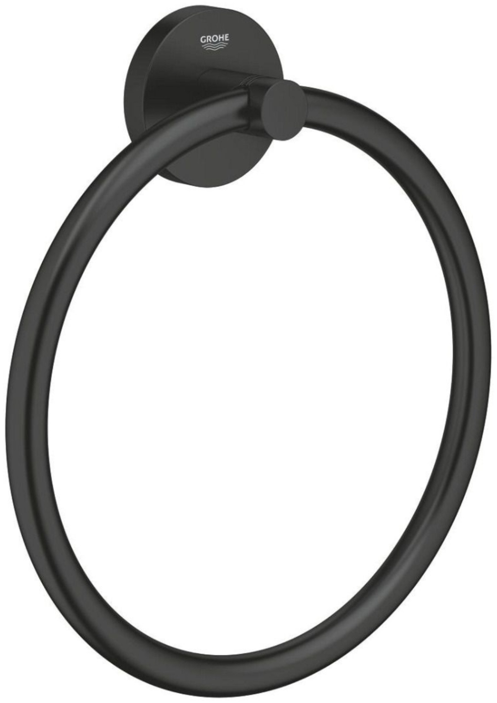 Кольцо для полотенца GROHE Essentials, матовый чёрный (1024612430)
