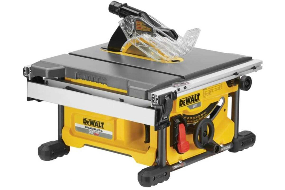 Бесщеточная настольная пила DEWALT 54 В XR FLEXVOLT DCS7485N