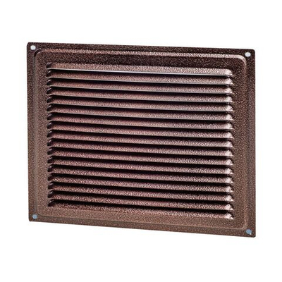 Решетка вентиляционная мет-л, 200х100 мм, медь, Event, 1020ВРС