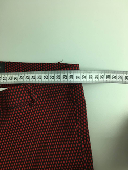 Штаны MOTIVI с принтом имитацией сетки 40 размер