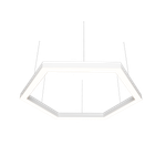 Светильник LED шестиугольный Hexa 114W D1080мм 5000К белый подвесной IP40