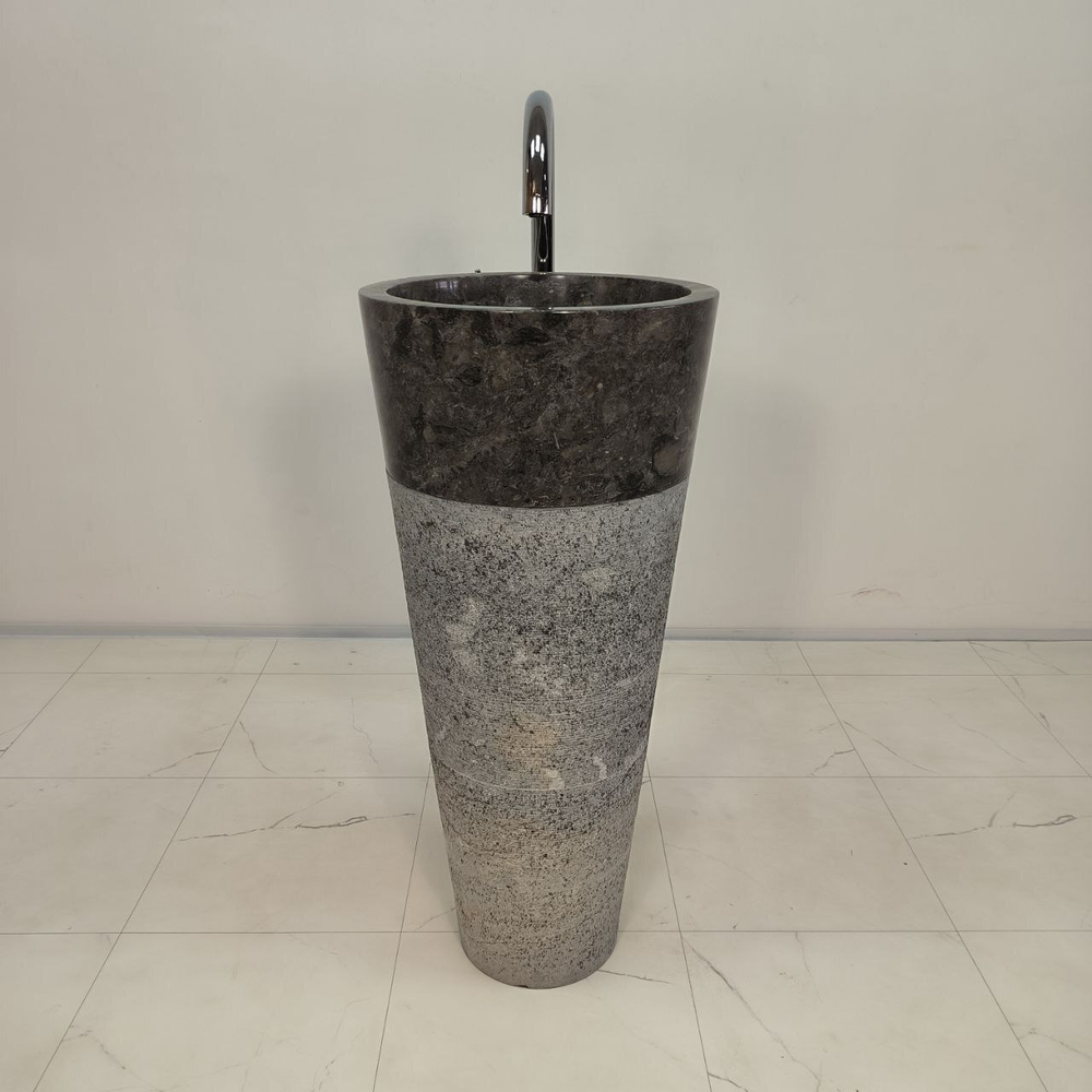 Раковина напольная из мрамора Pedestal N-63223 40*40*90