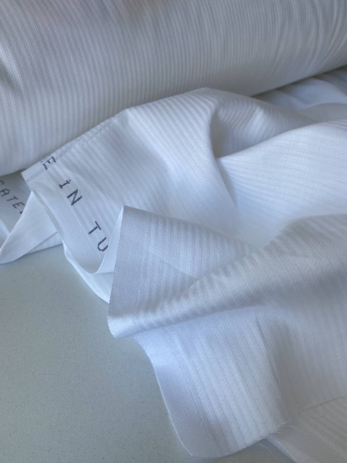 Страйп Сатин белый 2 мм