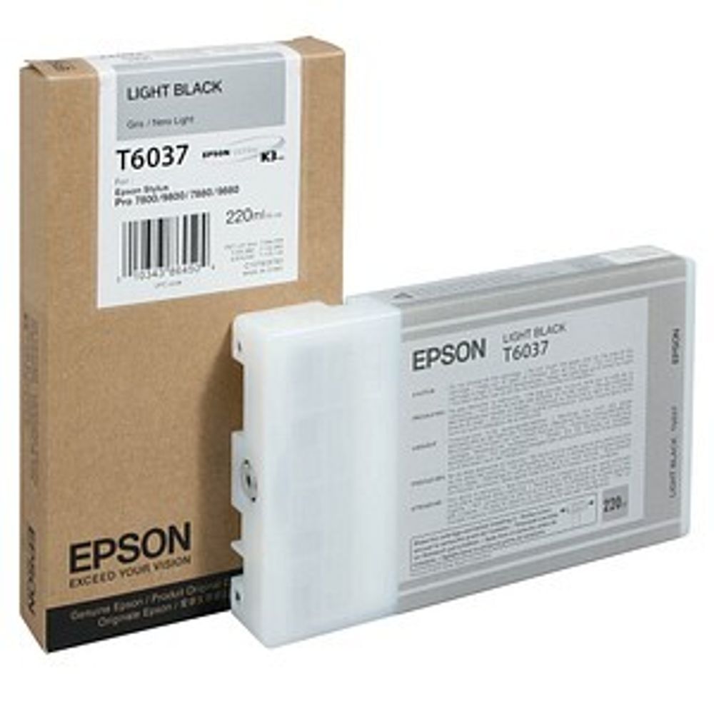 Картридж EPSON T6037 серый для Stylus Pro 7880/9880