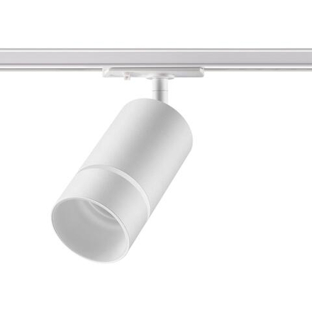 370778 PORT NT21 250 белый Светильник трековый однофазный трехжильный IP20 GU10 9W 235V ELINA
