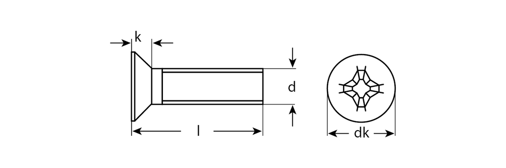 Винт DIN 965, M3 x 8 мм, 5 кг, кл. пр. 4.8, оцинкованный, ЗУБР