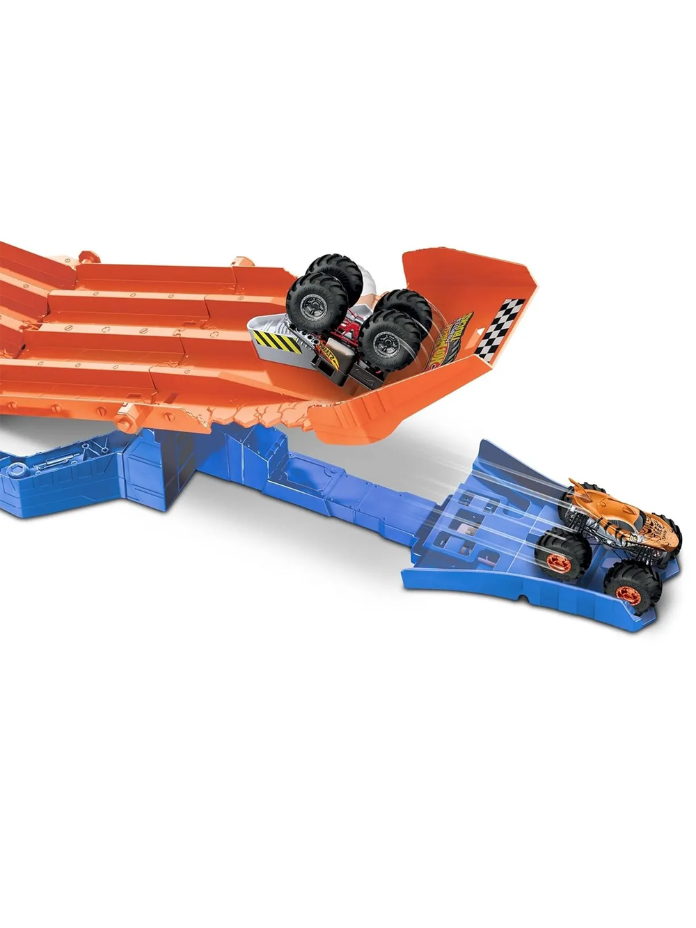 Трек Hot Wheels Monster Trucks «Гонки на выживание» JFR07 | Monster Trucks Racedown Destruction  2 машинки 1:64 | 4+