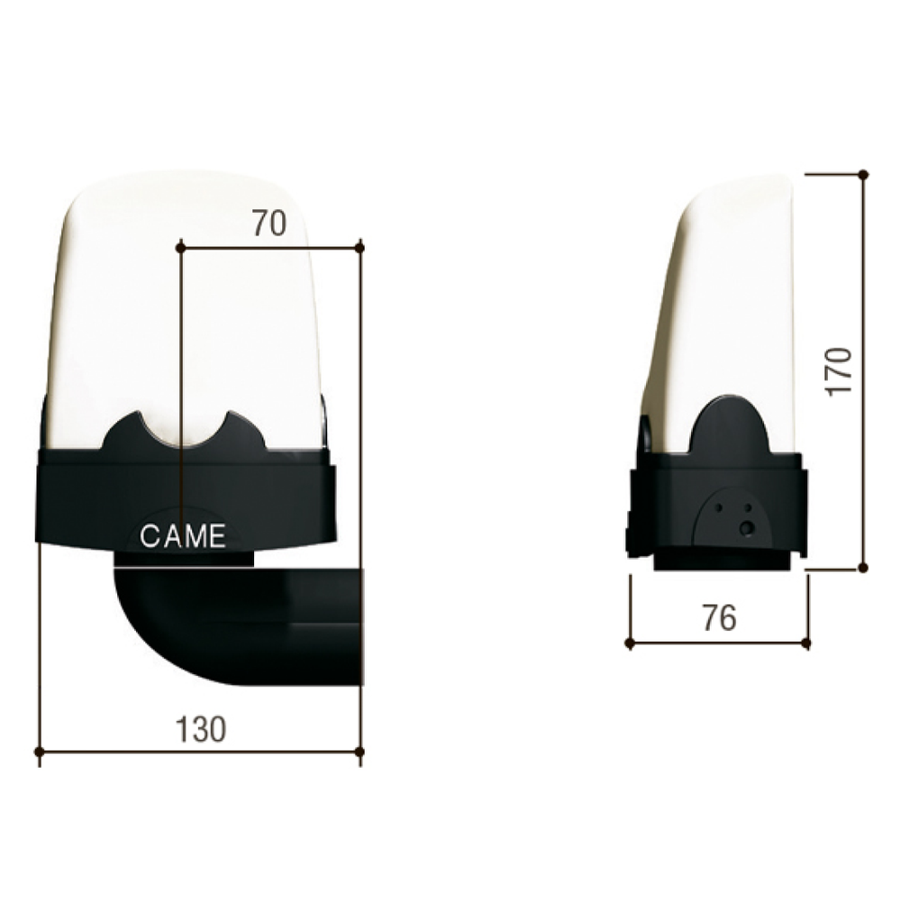 Беспроводная сигнальная лампа RIOLX8WS размеры