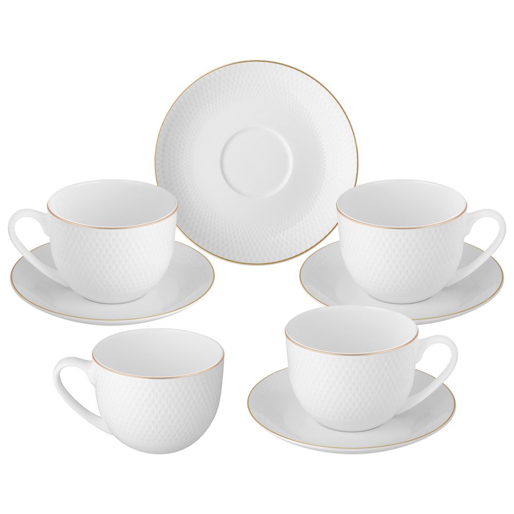 ЧАЙНЫЙ НАБОР LEFARD "CHIC" НА 4 ПЕР. 8 ПР. 330 МЛ (КОР=6НАБ.)