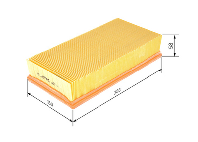 BOSCH - 1457433067-BOC - Air Filter