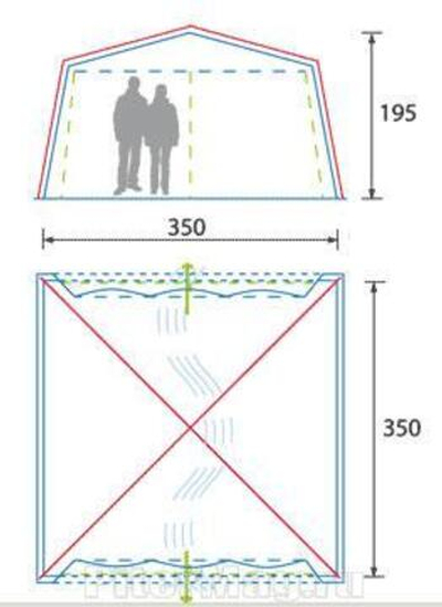 Шатер Alexika China House [9159.0301]