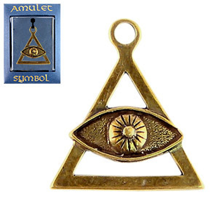Амулет The Cult № 59 Око божественной мудрости, латунь