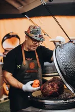 Керамический угольный гриль Monolith Avantgarde LeChef, 52 см, чёрный