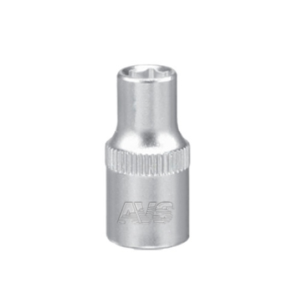 Головка торцевая 6-гранная 1/4''DR (6 мм) AVS H01406