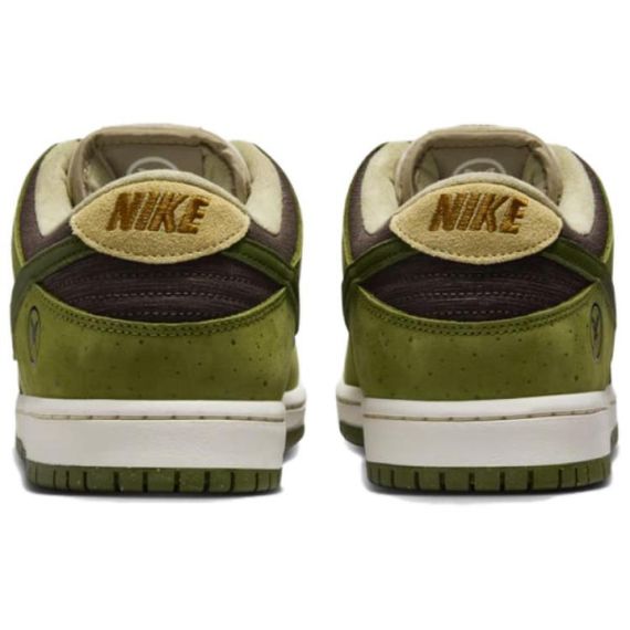 Кроссовки NIKE Dunk для скейтбординга Самые зеленые Белые Мужские