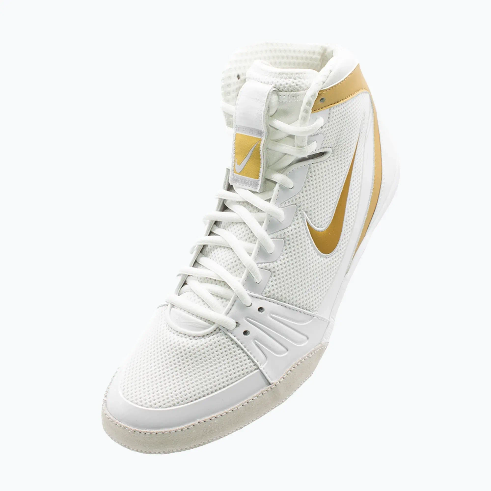 Боксёрки Nike Freek white/metallic gold/cool grey