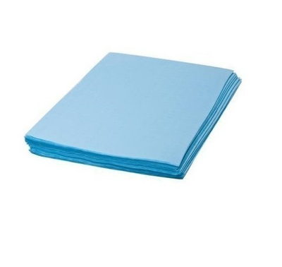 Простыни 80*200 20 шт индивид сложение (голубой)