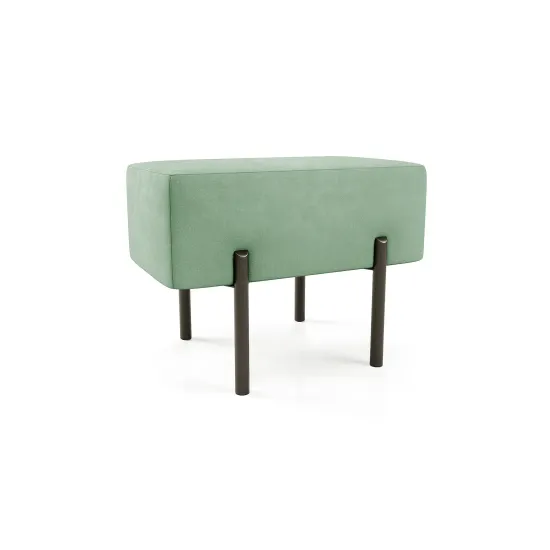 Маленькая радость Пуф прямоугольный на ножках, мятный