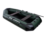 Броня-260 M зеленый-черный (лодка ПВХ с усилением)