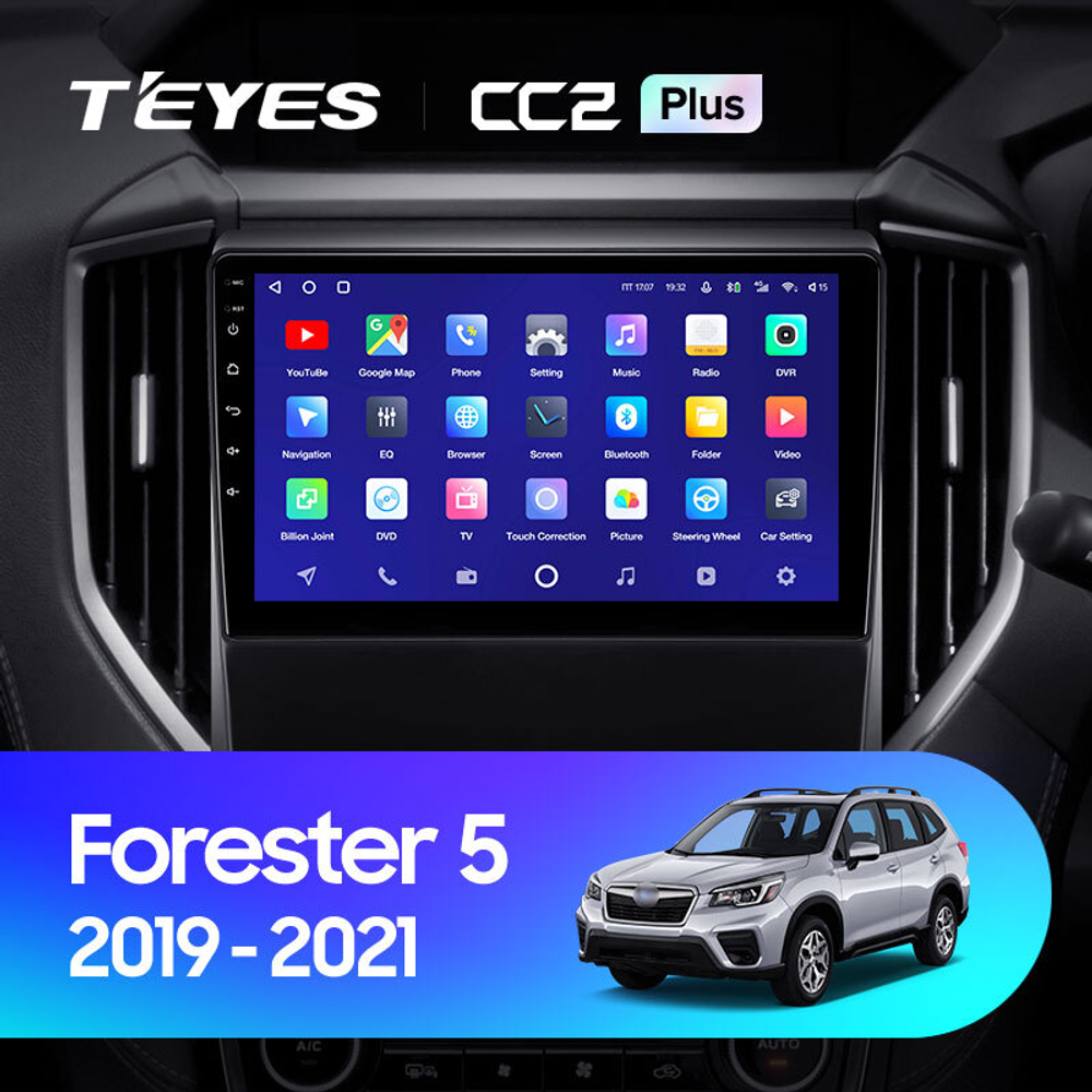 Teyes CC2 Plus 9" для Subaru Forester 5 2018-2021