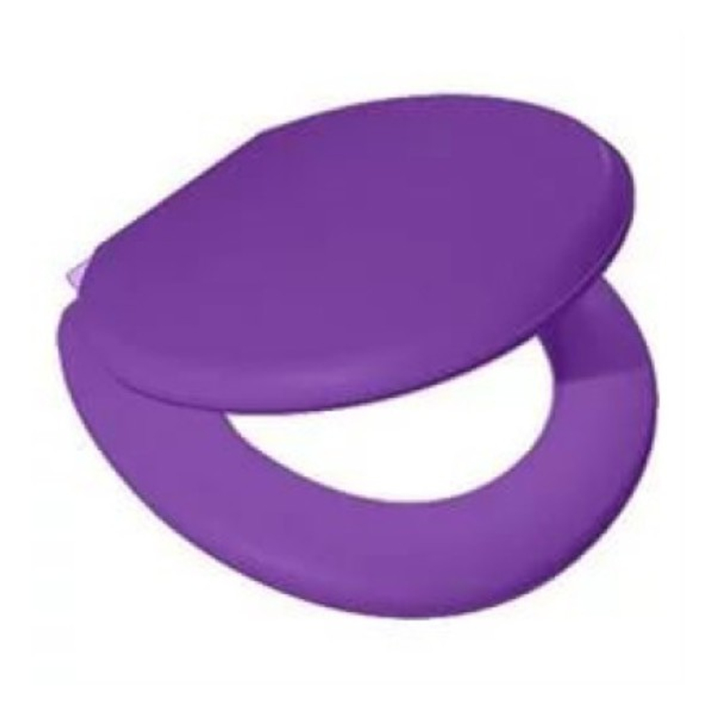 Мягкая крышка-сиденье для унитаза "VANNA LUX" цвет фиолетовый