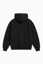 Худи оверсайз без начеса (черный)