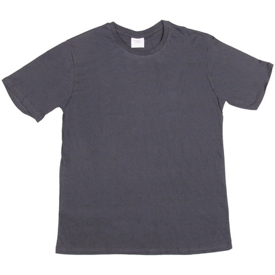 Футболка мужская однотонная, темно-серый цвет, р-р 52
