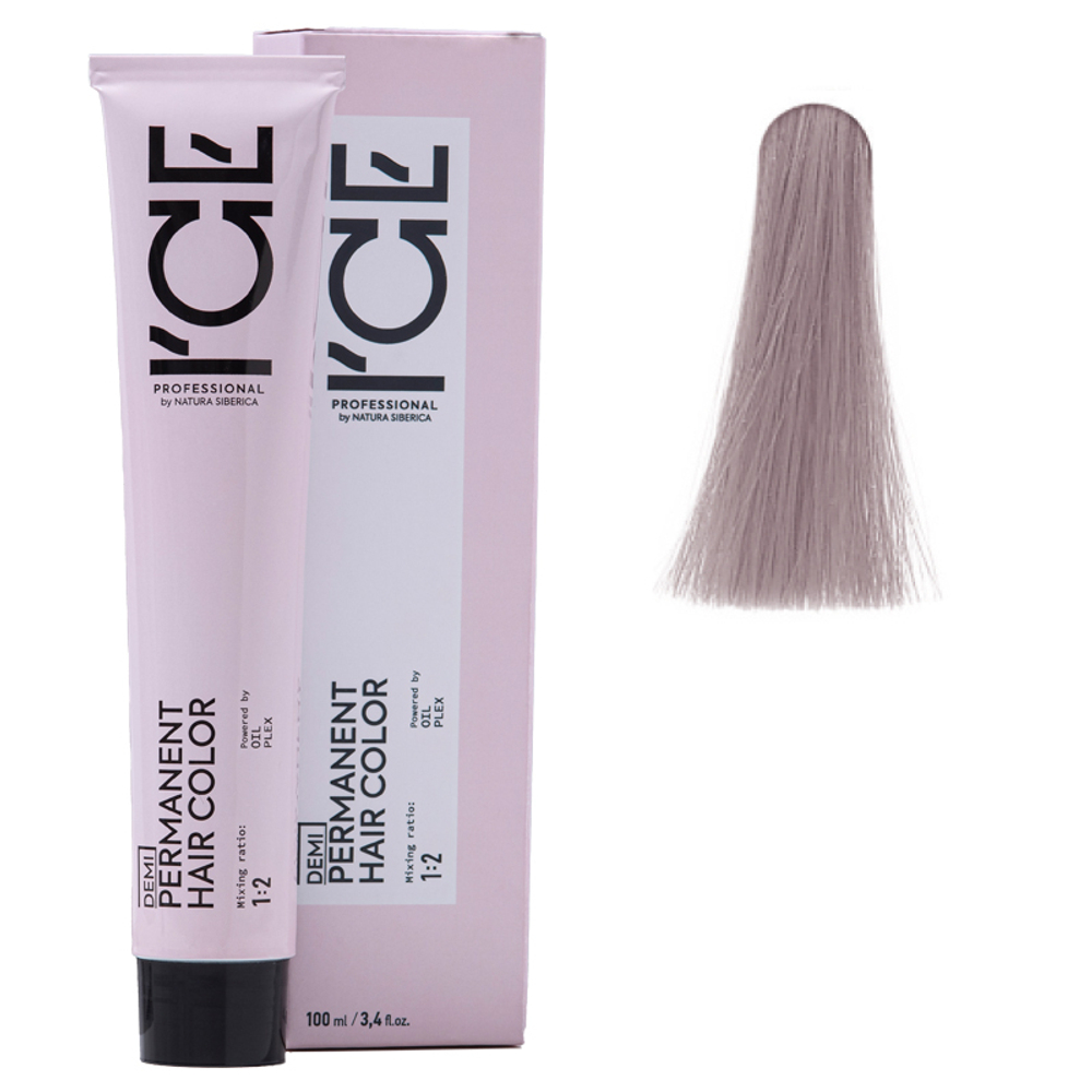 9.12 крем-краска ICE Demi-Permanent очень светлый блонд пепельно-фиолетовый - 100 мл.