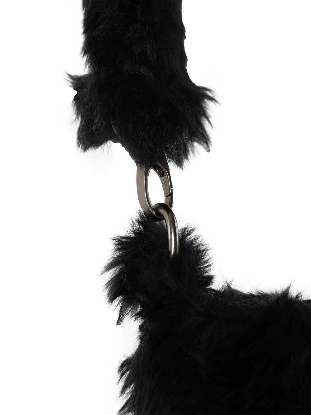 Сумка Arrya Black Furry Shoulder Chain