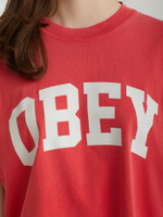 Женская Футболка Obey Collegiate Fill