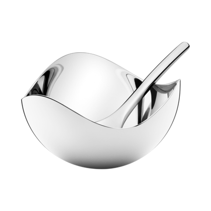 Солонка с ложкой Georg Jensen Bloom, 7 см