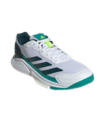 Кроссовки для падел Adidas Courtquick Padel M Белые/Зелёные 2025 | Мужская спортивная обувь