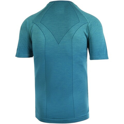 Мужская теннисная футболка Wilson M F2 Seamless Crew - brittany blue