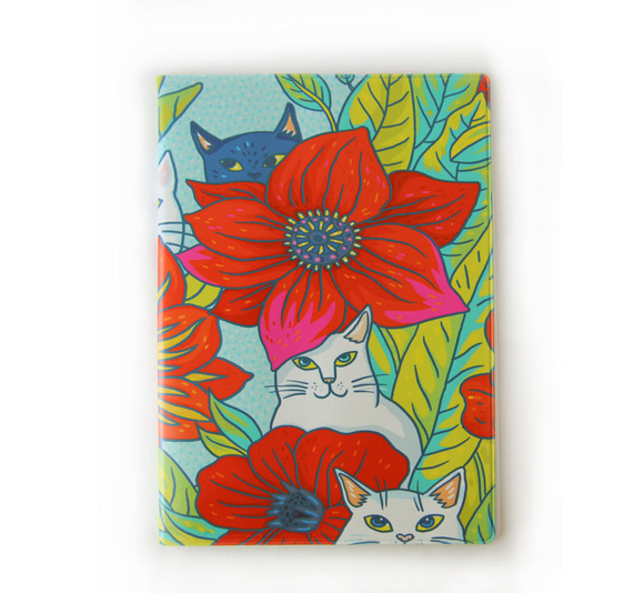 Обложка для ветеринарного паспорта "Котоклумба"