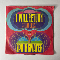 Винтажная виниловая пластинка 7 дюймов (маленькая пластинка) Springwater I Will Return (Германия 1971)