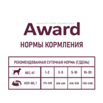 Корм для собак AWARD, 200 г, говядина с морковью