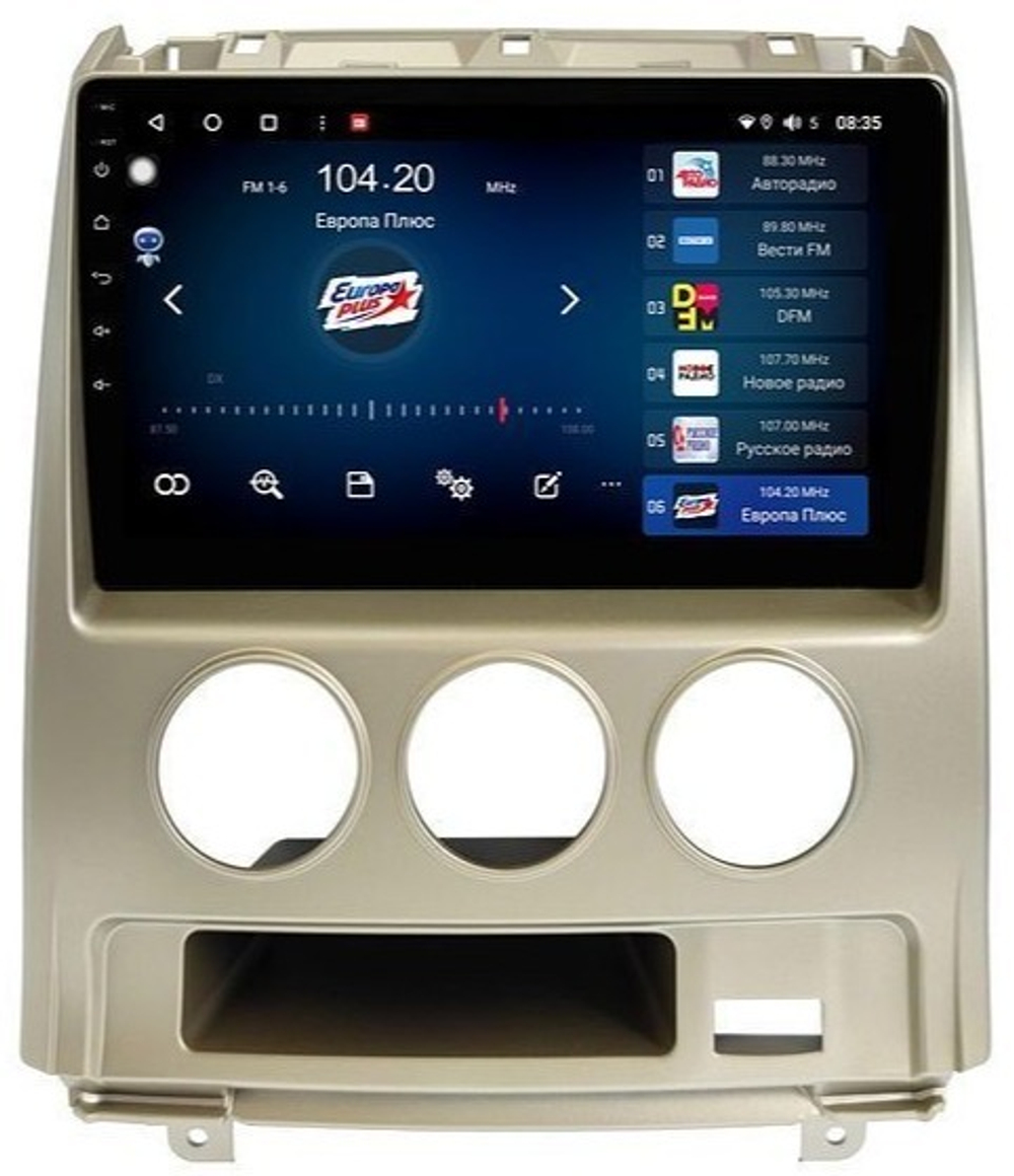 Магнитола для Mitsubishi Delica D5 2007-2009 - Vaycar VA47-0934 на Android 13, 8-ядер, 4G SIM-слот