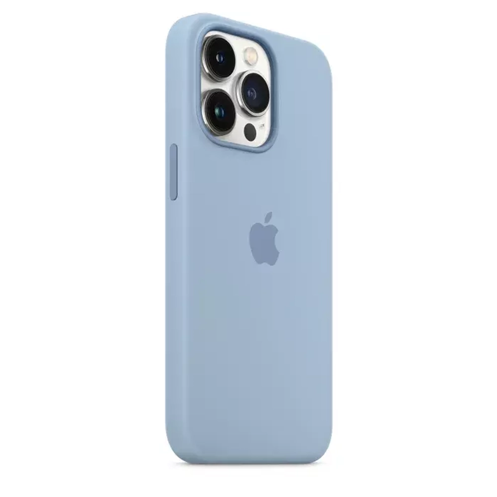Чехол силиконовый для IPhone 13 Pro Max Blue Fog (MN693FE/A)
