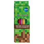 Карандаши 12цв. пласт., трехгранный корпус (Центрум)