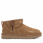 Ugg Mens Classic Ultra Mini Zip Boot Chestnut