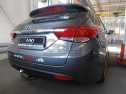 Оцинкованный фаркоп на Hyundai i40 седан/универсал 2012-2019 (без электрики), Galia H085C
