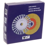 Щетка УШМ металл. плоская (крученая) 9000об/мин 150мм