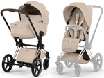 Коляска Cybex Priam V Rosegold Style Collection 2 в 1 Cozy Beige