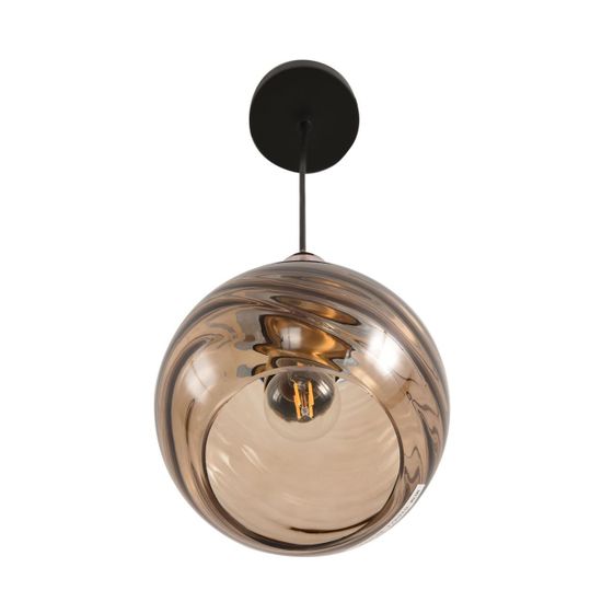 8300/1A MODERNI бронза/амбер/голубой/розовый, металл/стекло Подвес E27 1*40W 220V WALMA