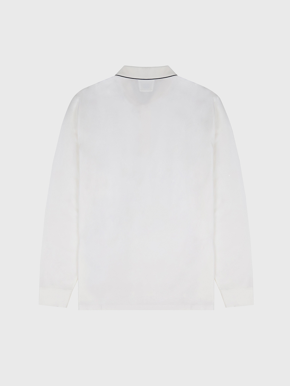 Поло с длинным рукавом C.P. Company Stretch Piquet Line Gauze White