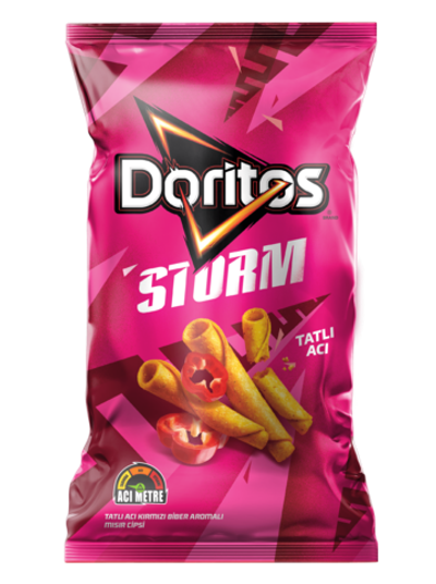 Doritos Storm «Сладкий и острый», супер-упаковка, 125 г ( 4 штуки ) - Doritos